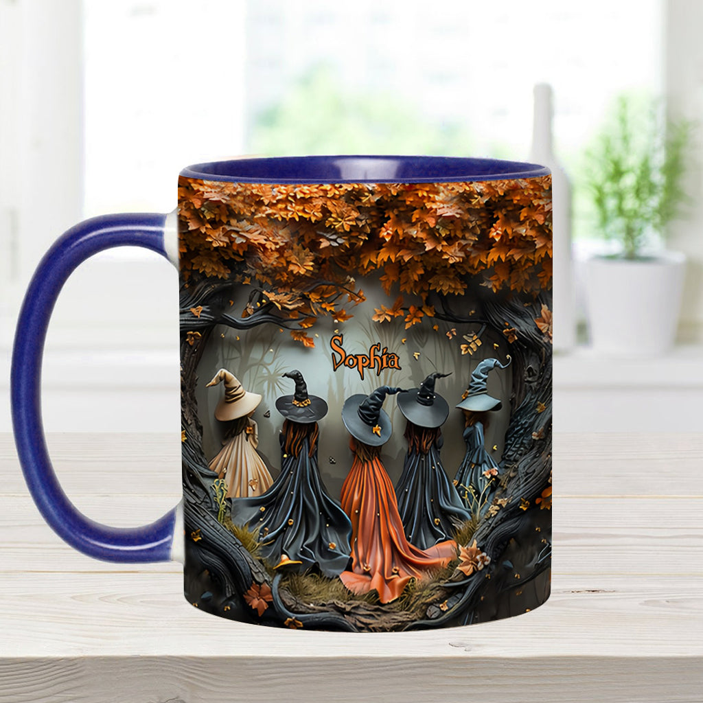 Beautiful Witches - Personalized Witch Accent Mug-Myprintsy