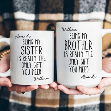 Being My Family Member Only Gift You Need - Personalized Coffee Mug-Myprintsy