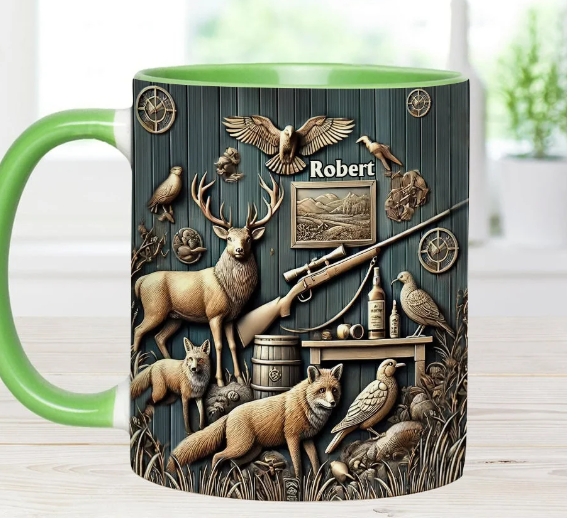 Best Hunter Ever - Personalized Hunting Accent Mug-Myprintsy