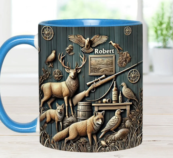 Best Hunter Ever - Personalized Hunting Accent Mug-Myprintsy