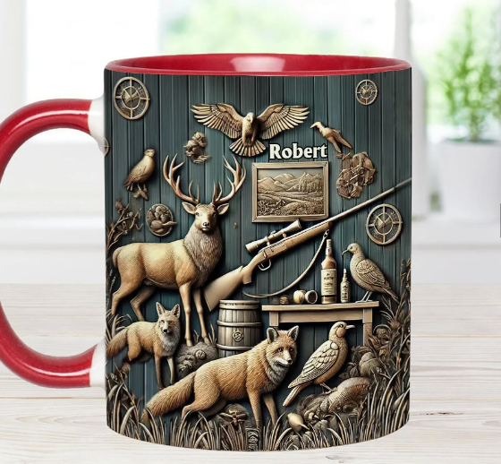 Best Hunter Ever - Personalized Hunting Accent Mug-Myprintsy