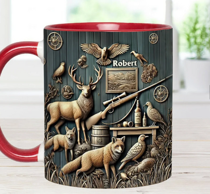 Best Hunter Ever - Personalized Hunting Accent Mug-Myprintsy