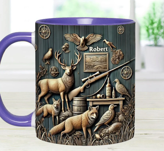 Best Hunter Ever - Personalized Hunting Accent Mug-Myprintsy