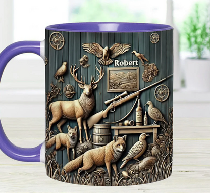 Best Hunter Ever - Personalized Hunting Accent Mug-Myprintsy