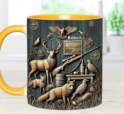 Best Hunter Ever - Personalized Hunting Accent Mug-Myprintsy