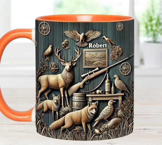 Best Hunter Ever - Personalized Hunting Accent Mug-Myprintsy