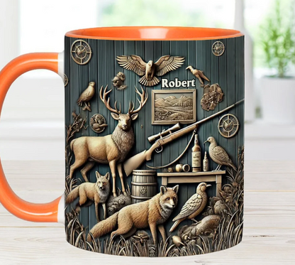 Best Hunter Ever - Personalized Hunting Accent Mug-Myprintsy