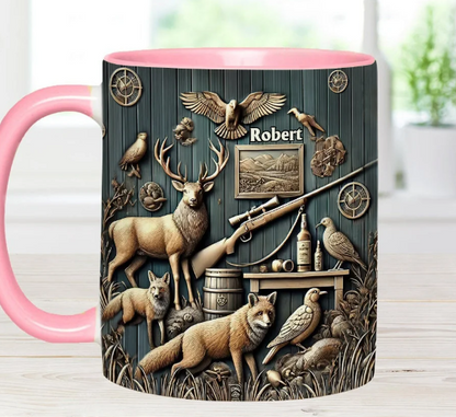 Best Hunter Ever - Personalized Hunting Accent Mug-Myprintsy
