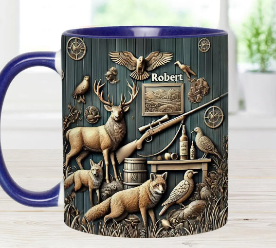 Best Hunter Ever - Personalized Hunting Accent Mug-Myprintsy