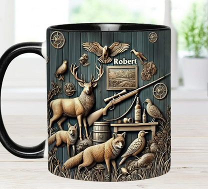 Best Hunter Ever - Personalized Hunting Accent Mug-Myprintsy