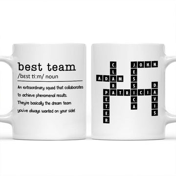 Best Team Definition - Personalized Coffee Mug-Myprintsy