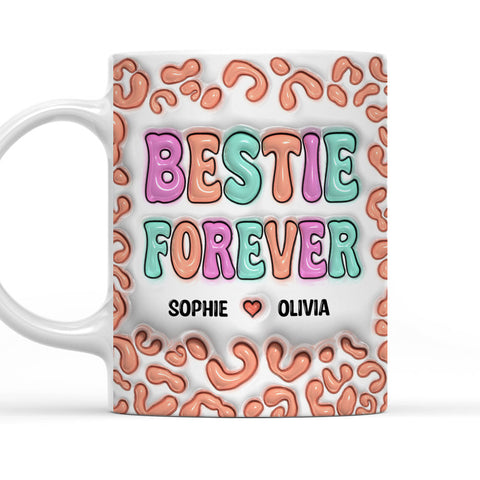 Bestie Forever - Personalized 3D Mug-Myprintsy
