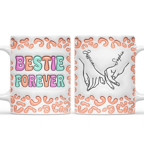 Bestie Forever - Personalized 3D Mug-Myprintsy
