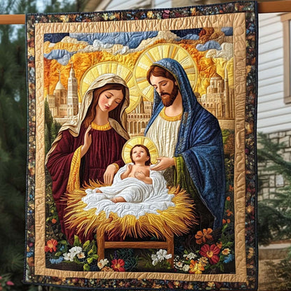 Bethlehem Dawn Quilted Blanket VTQ-Myprintsy