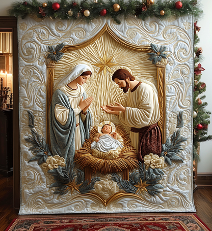 Bethlehem Peace Quilted Blanket VTQ-Myprintsy