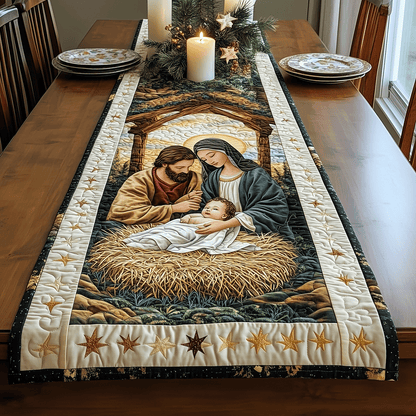 Bethlehem Peace Quilted Table Runner VTQ-Myprintsy