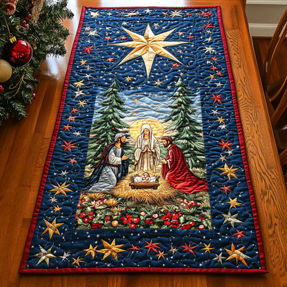Bethlehem Peace Quilted Table Runner VTQ-Myprintsy