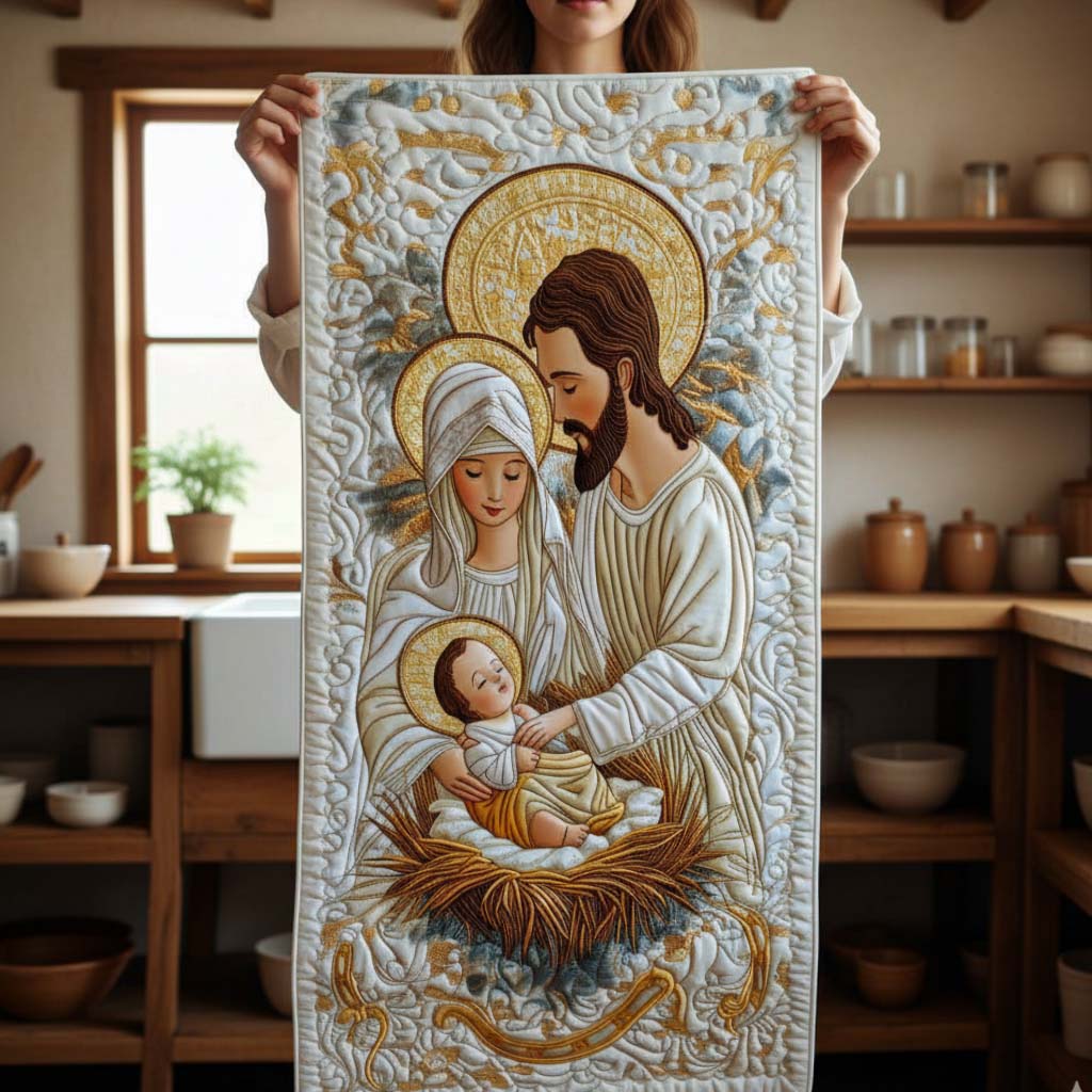 Bethlehem Starlight Quilted Table Runner VTQ-Myprintsy