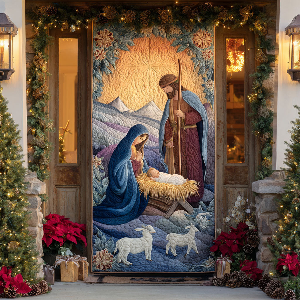Bethlehem Wonder Quilted Door Cover VTQ-Myprintsy