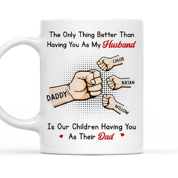 Better Than My Husband - Personalized Coffee Mug-Myprintsy