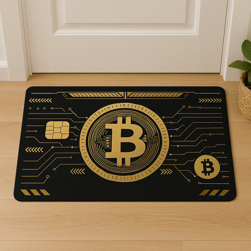 Bitcoin Doormat-Myprintsy