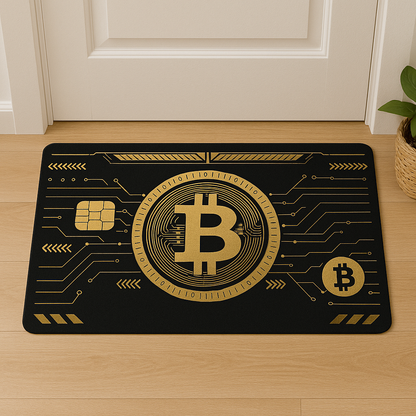 Bitcoin Doormat-Myprintsy