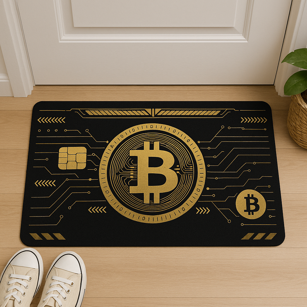 Bitcoin Doormat-Myprintsy