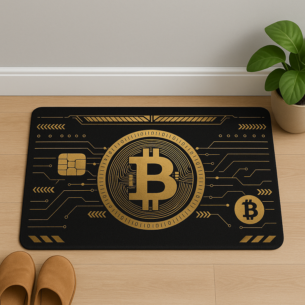 Bitcoin Doormat-Myprintsy