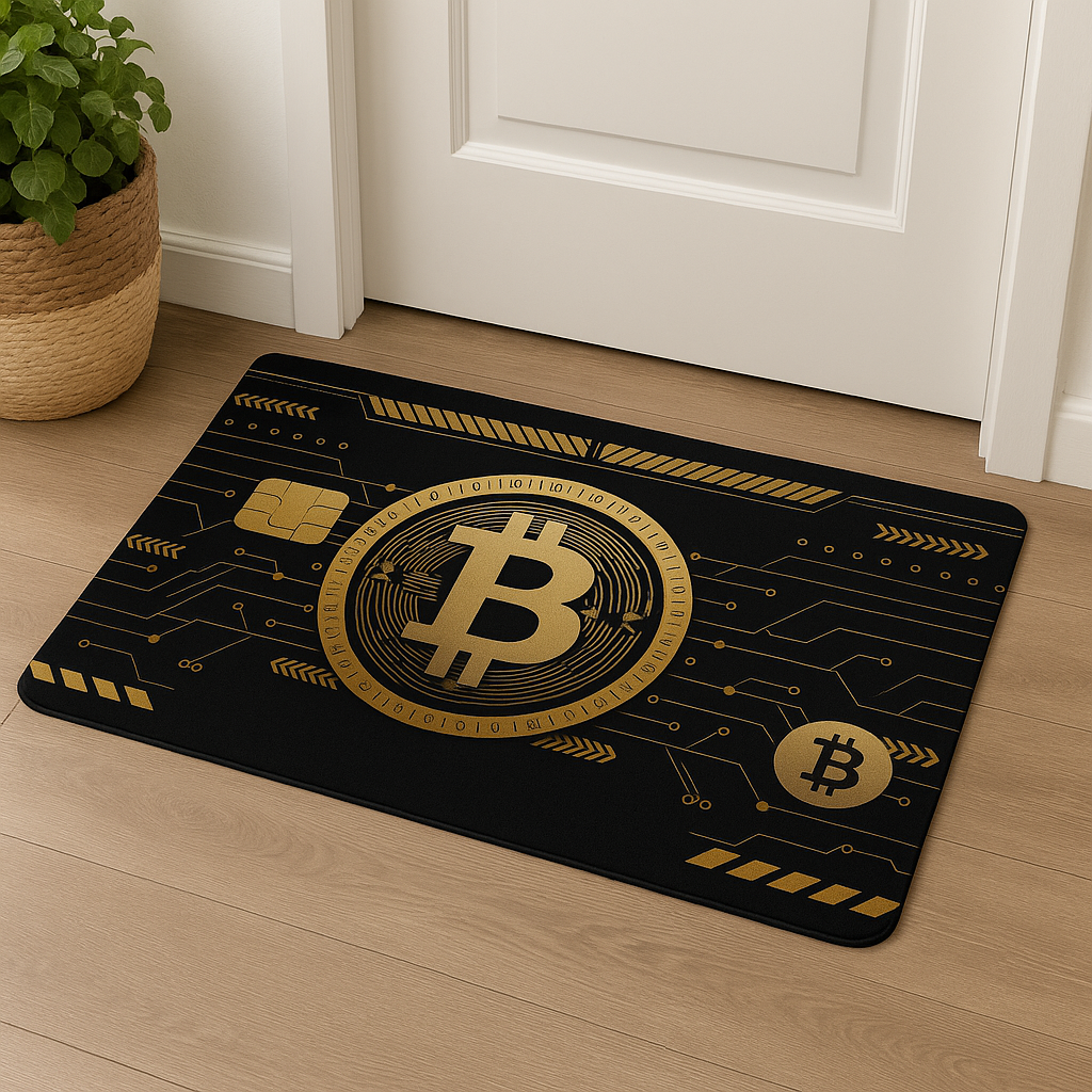 Bitcoin Doormat-Myprintsy