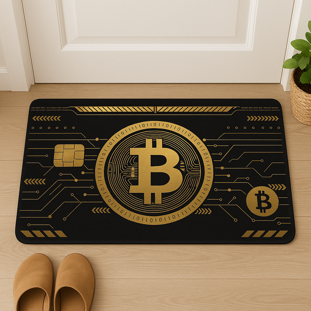 Bitcoin Doormat-Myprintsy