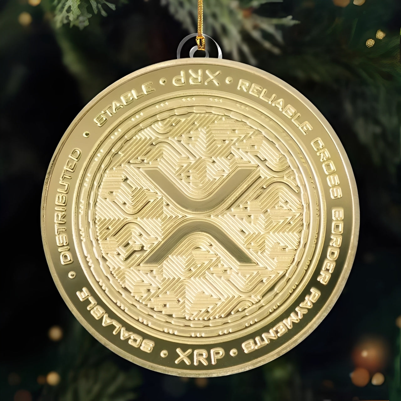 Bitcoin - Personalized Acrylic Ornament-Myprintsy
