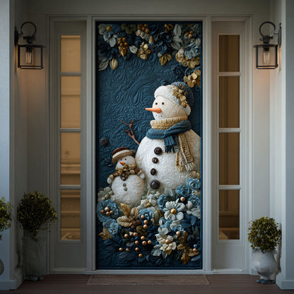 Blizzard Buddy Quilted Door Cover VTQ-Myprintsy