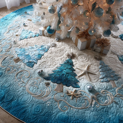 Blue Haven Christmas Christmas Quilted Tree Skirt VTQ-Myprintsy