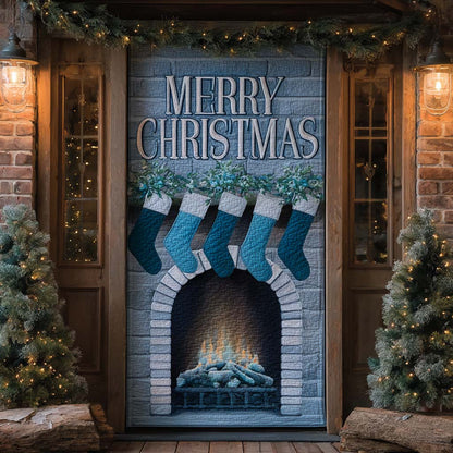 Blue Lantern Hearth Quilted Door Cover VTQ-Myprintsy