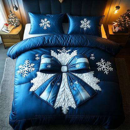 Blue Ribbon -Piece Quilted Bedding Set VTQ-Myprintsy