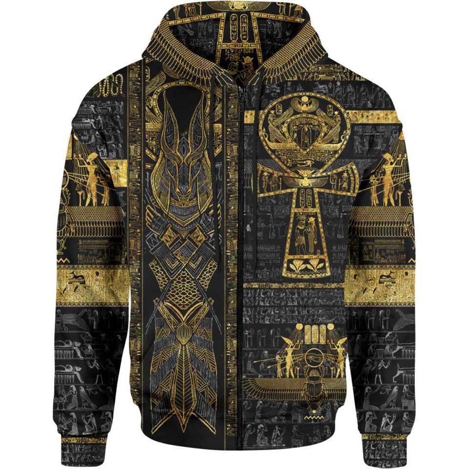 Book Of The Dead Zip Hoodie-Limited-Myprintsy