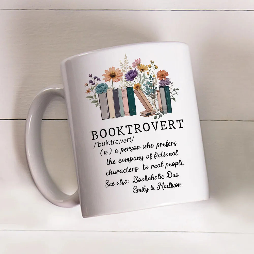 Booktrovert Person - Personalized Coffee Mug-Myprintsy