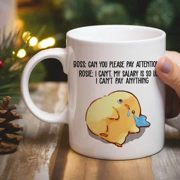 Boss Can You Please Pay Attention - Personalized Coffee Mug-Myprintsy