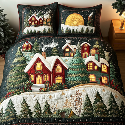 Bright Homes -Piece Quilted Bedding Set VTQ-Myprintsy