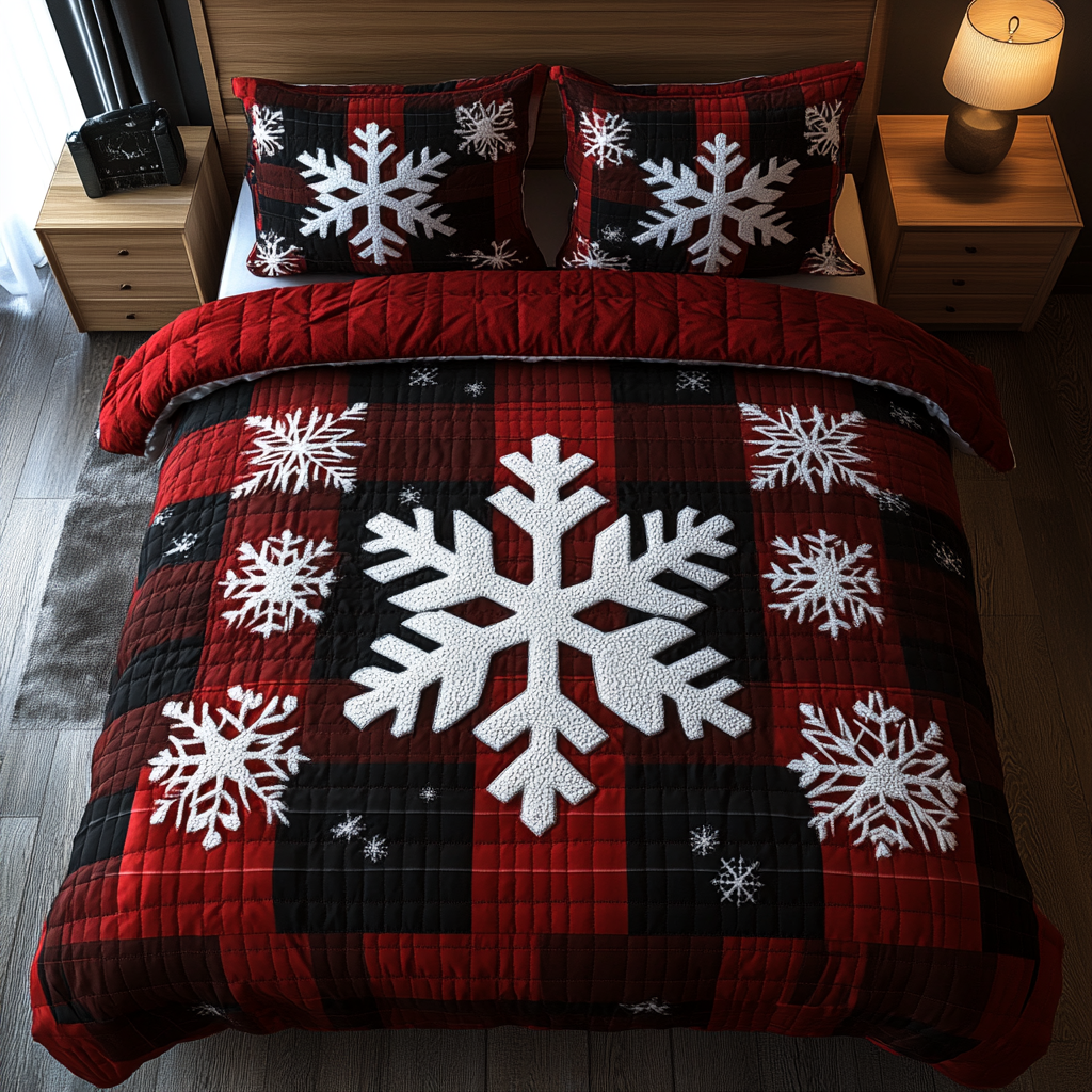 Buffalo Snow -Piece Quilted Bedding Set VTQ-Myprintsy