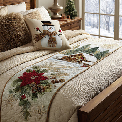 Cabin Cheer Quilted Bed Runner VTQ-Myprintsy
