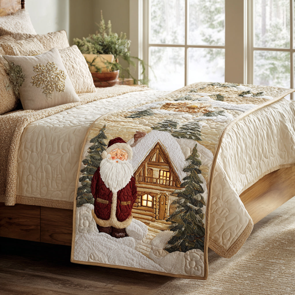 Cabin Lights Quilted Bed Runner VTQ-Myprintsy