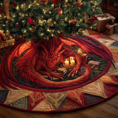 Candlelight Sentinel Quilted Tree Skirt-Myprintsy