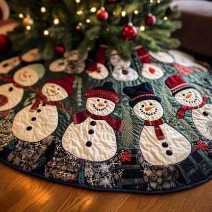 Candy Cane Bliss Christmas Quilted Tree Skirt-Myprintsy