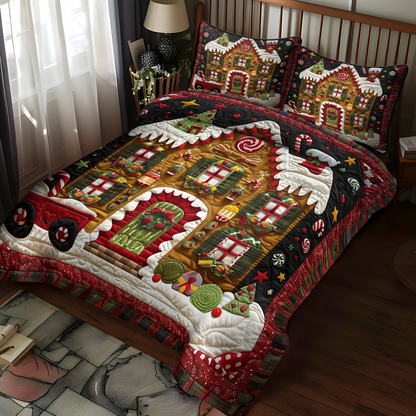 Candy Wonderland -Piece Quilted Bedding Set VTQ-Myprintsy