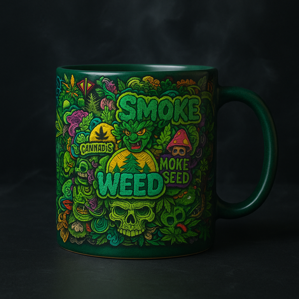 Cannabis Graffiti- Personalized Mug-Myprintsy