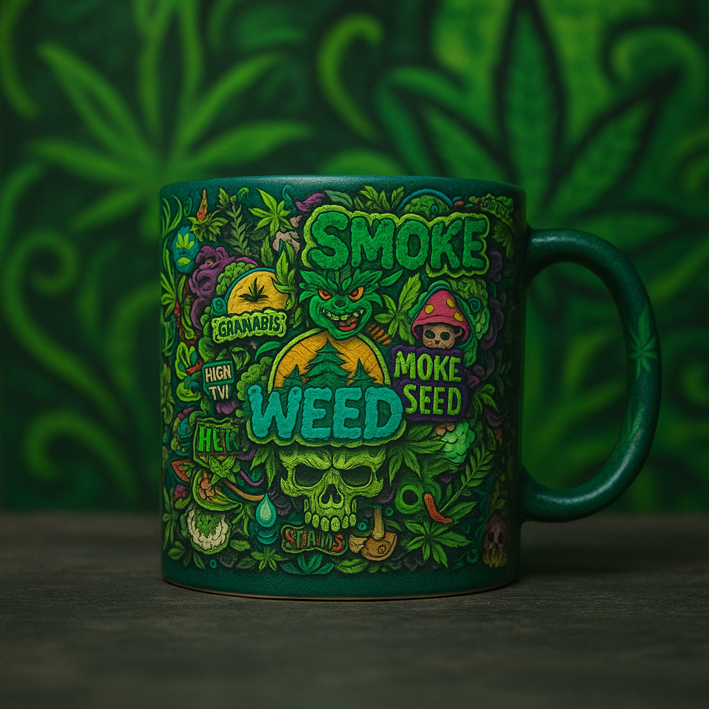 Cannabis Graffiti- Personalized Mug-Myprintsy