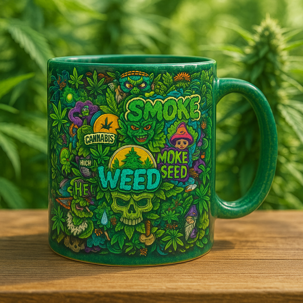 Cannabis Graffiti- Personalized Mug-Myprintsy