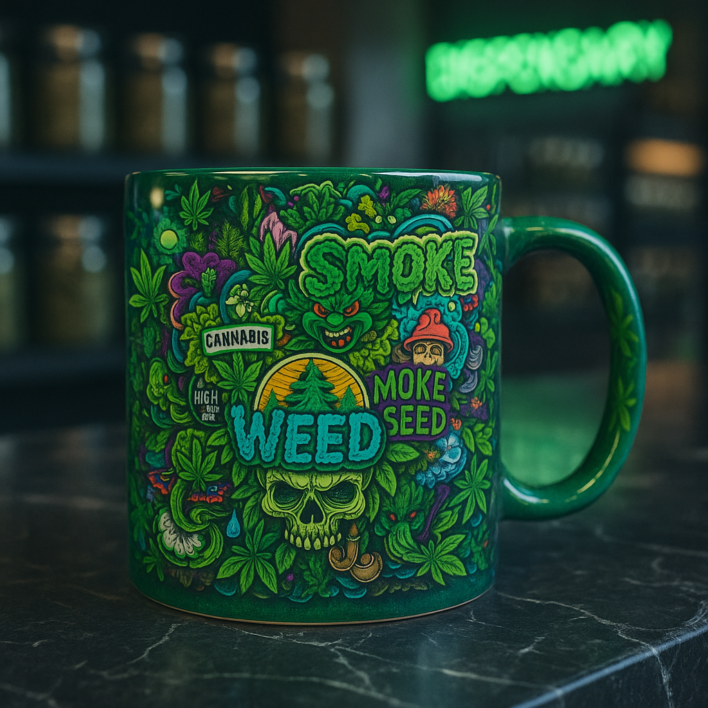 Cannabis Graffiti- Personalized Mug-Myprintsy