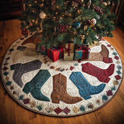 Canyon Walk Christmas Quilted Tree Skirt-Myprintsy